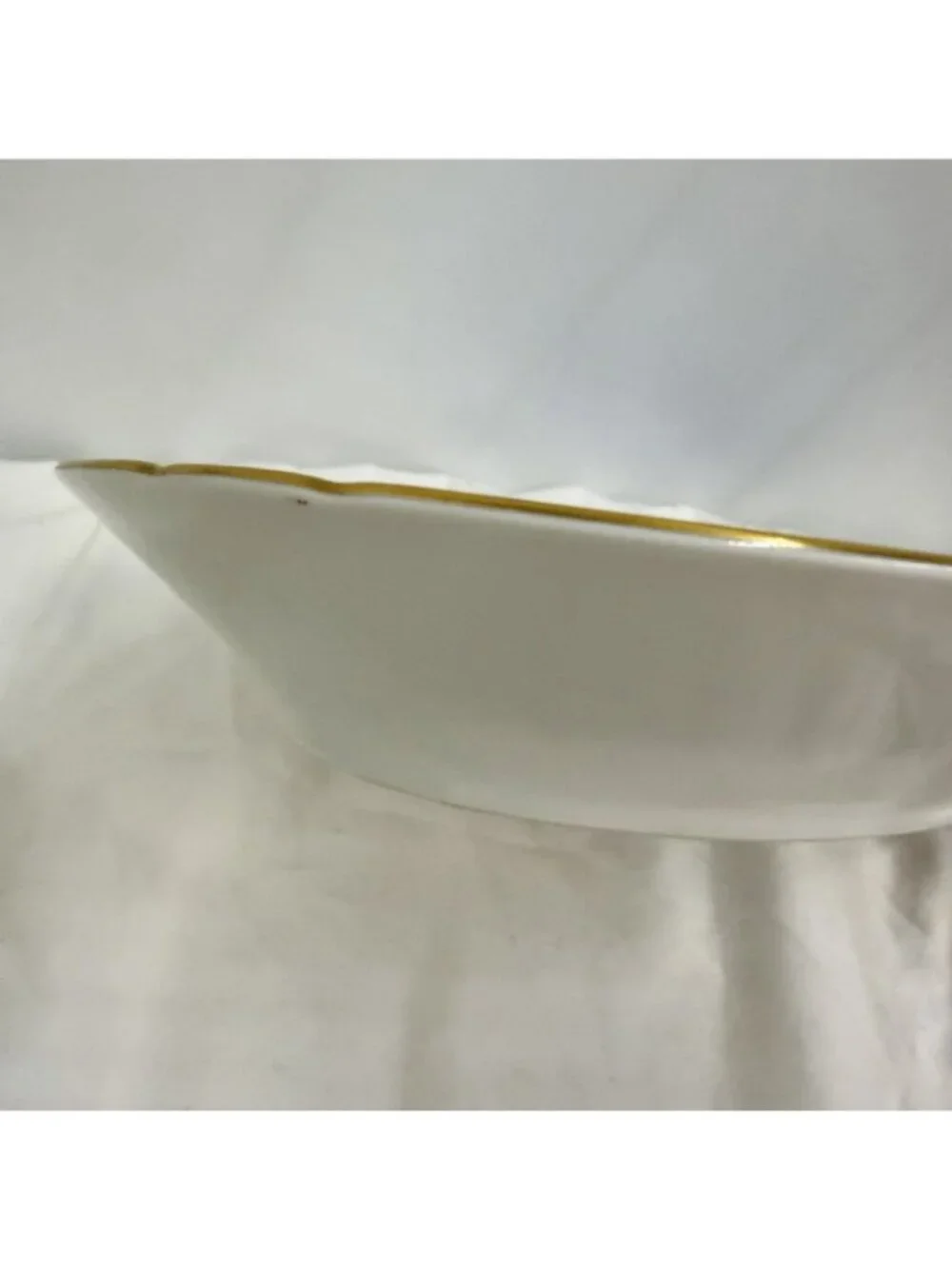 Bing & Grondahl B&G Seagull 16 Oval Serving Platter 13x9 Denmark Blue Gold Trim